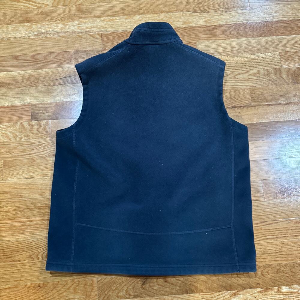 Patagonia Full Zip Fleece Vest Mens Large Navy Blue Gorpcore - Picture 4 of 5